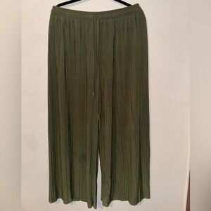 Elegant Olive Women's Straight Leg Pants